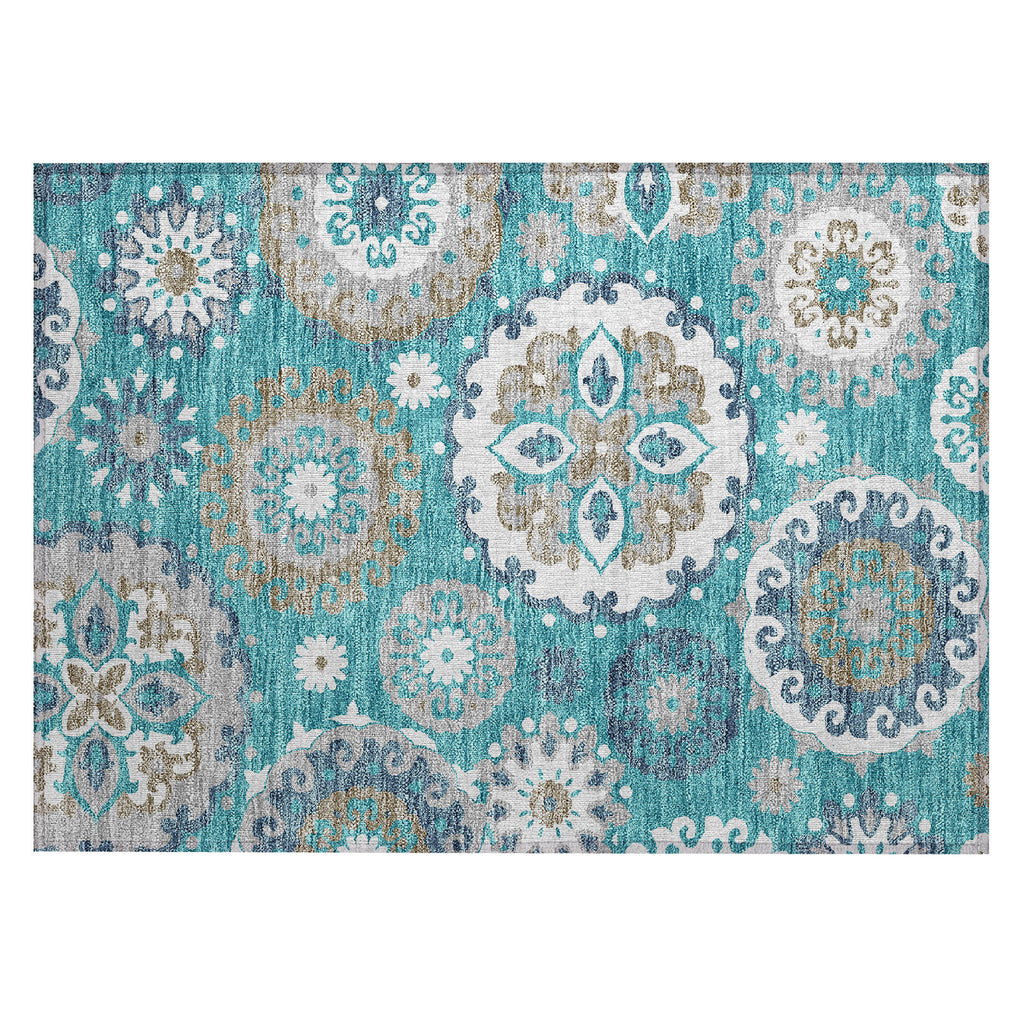 addison chantille acn763 teal rug