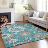 addison chantille acn763 teal rug