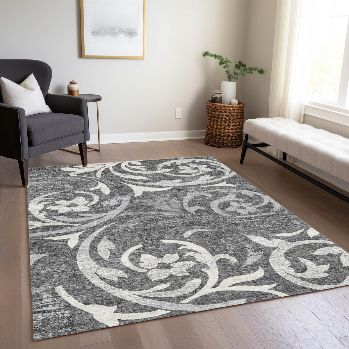 addison chantille acn764 charcoal rug