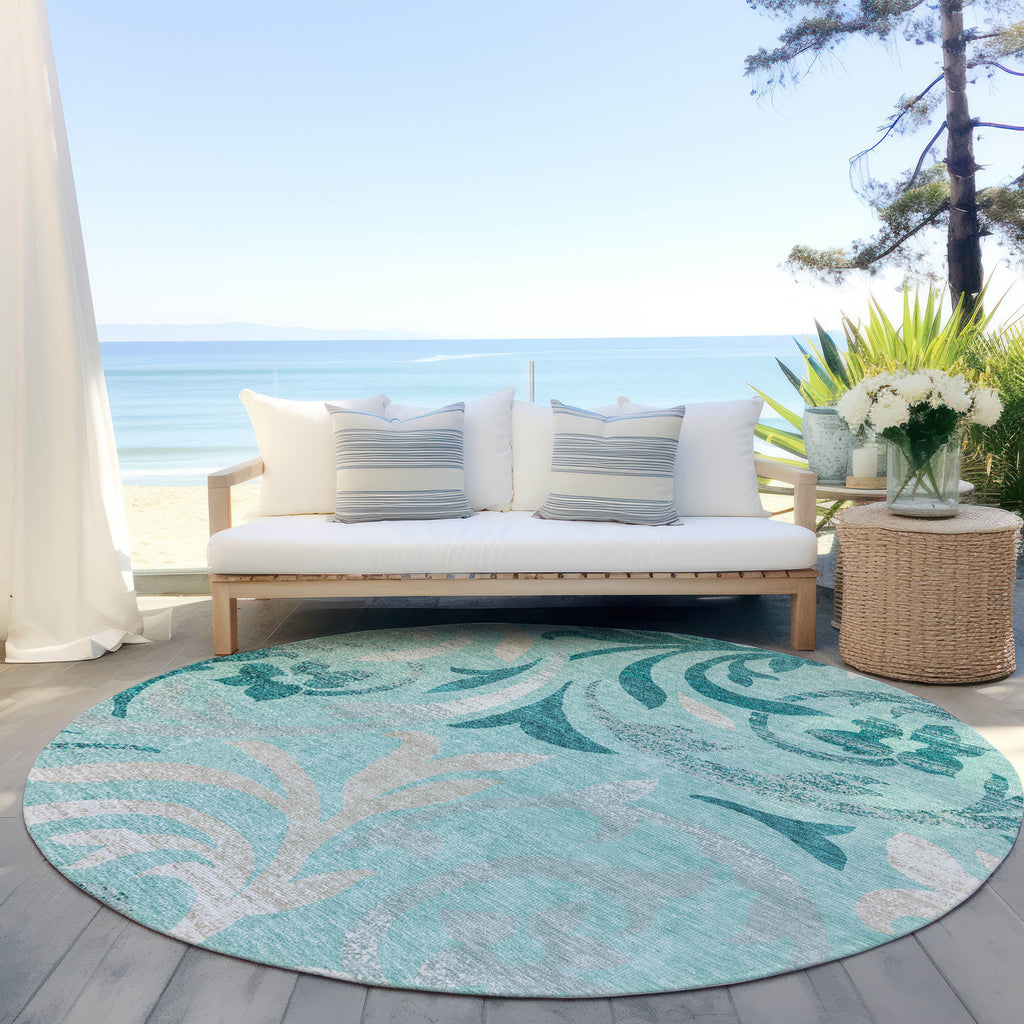 addison chantille acn764 teal rug