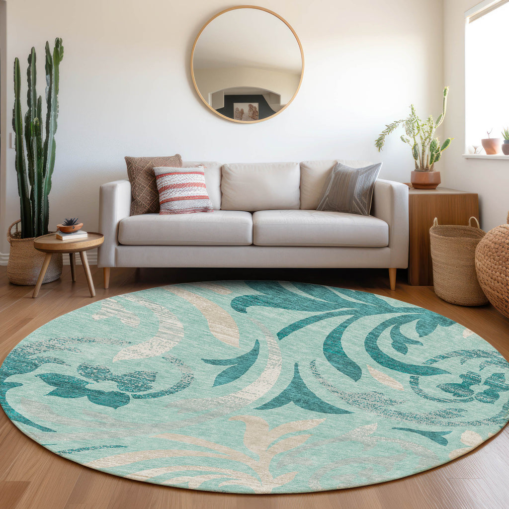 addison chantille acn764 teal rug