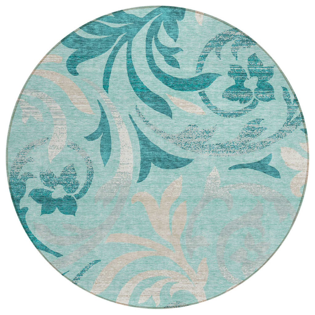 addison chantille acn764 teal rug