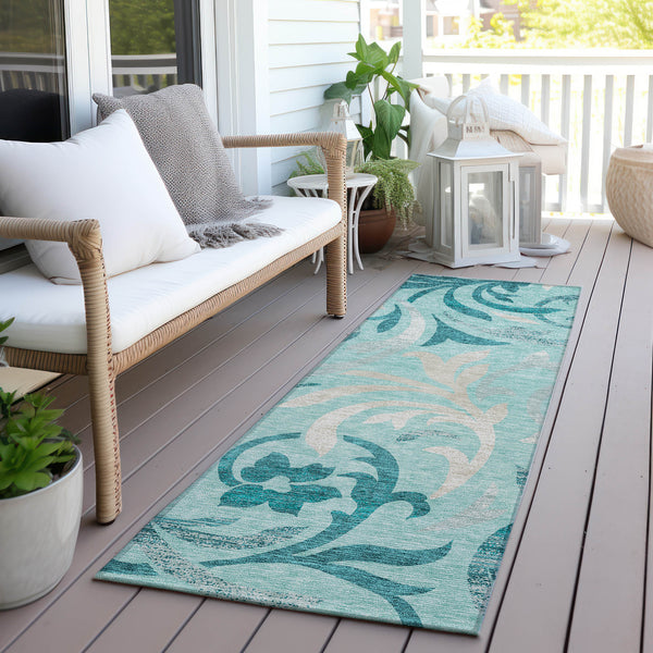 addison chantille acn764 teal rug