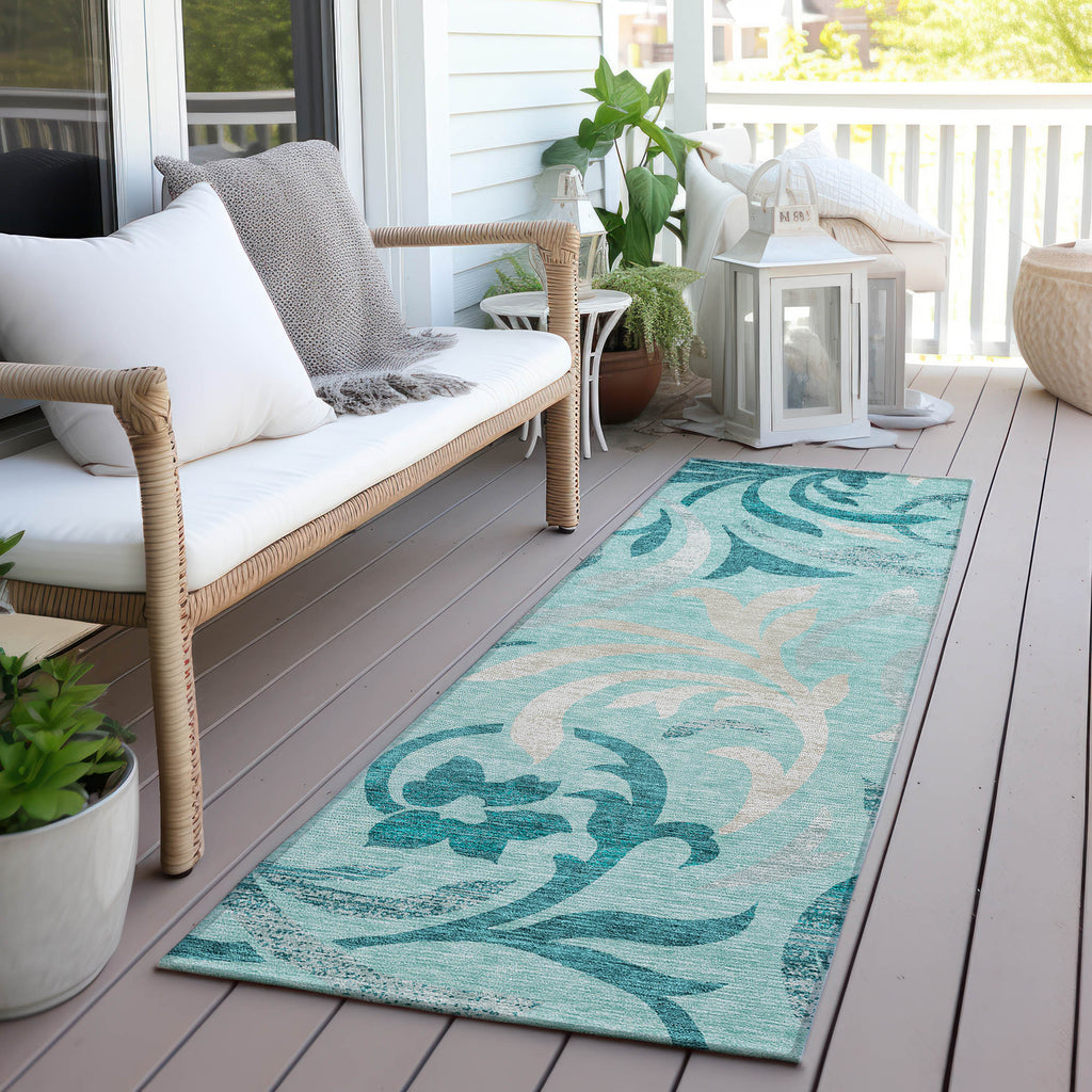 addison chantille acn764 teal rug
