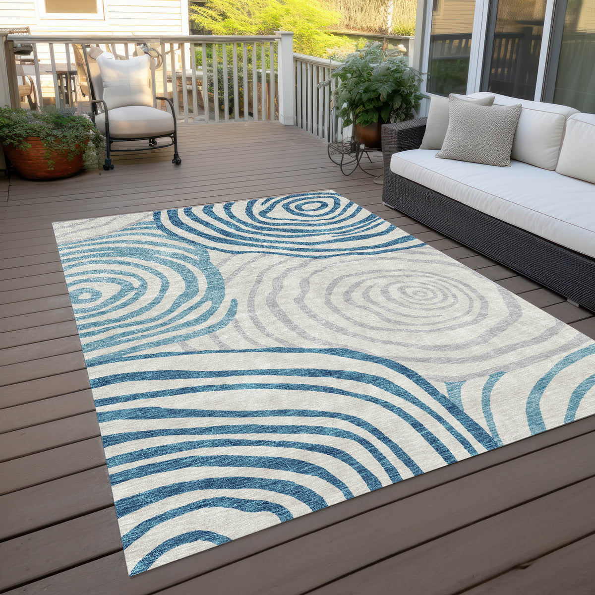 addison chantille acn765 teal rug