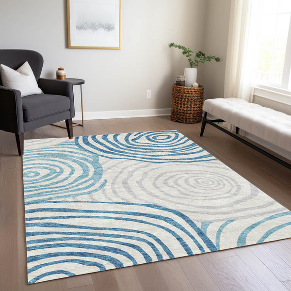 addison chantille acn765 teal rug