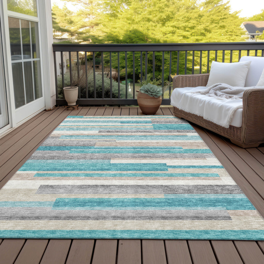 addison chantille acn766 teal rug