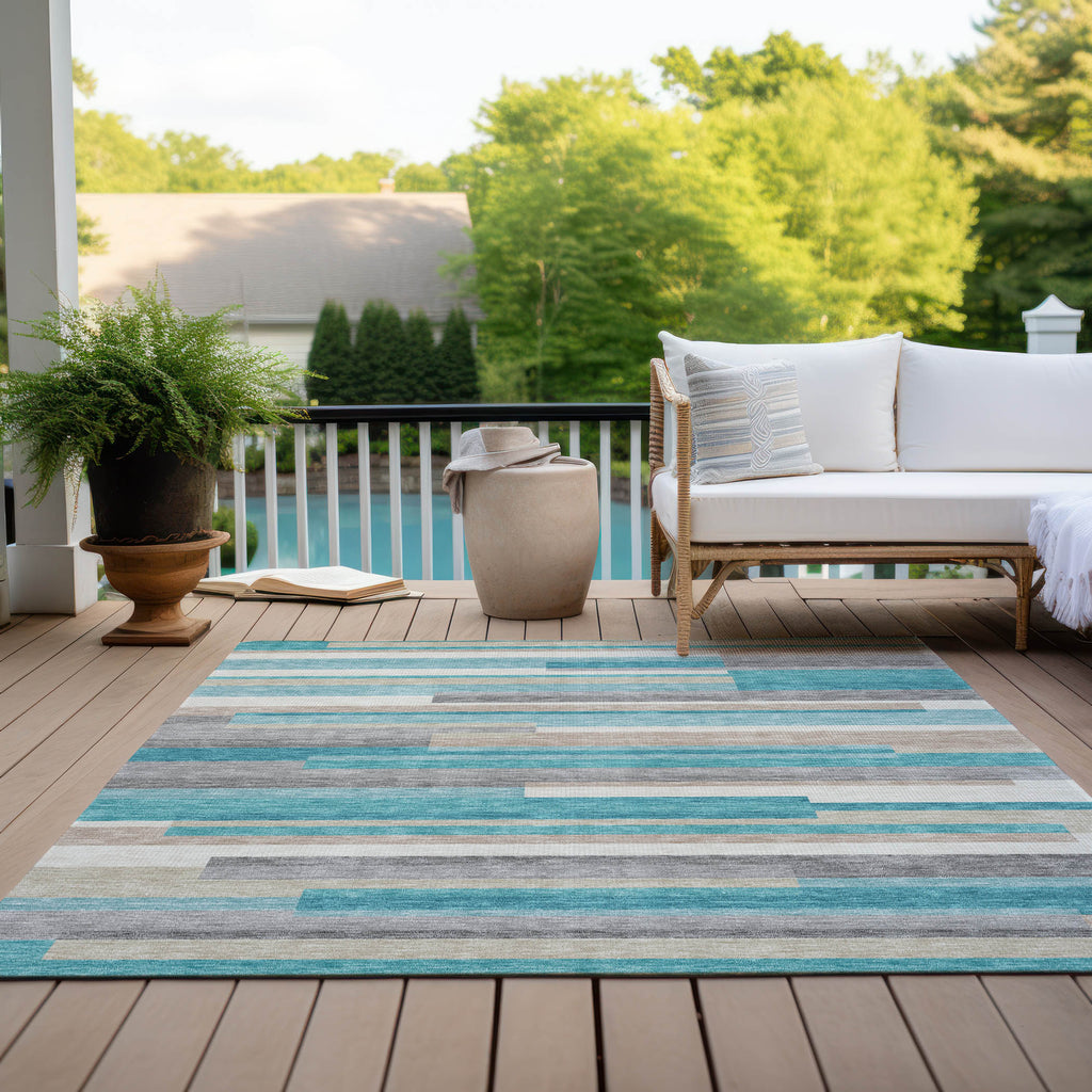 addison chantille acn766 teal rug
