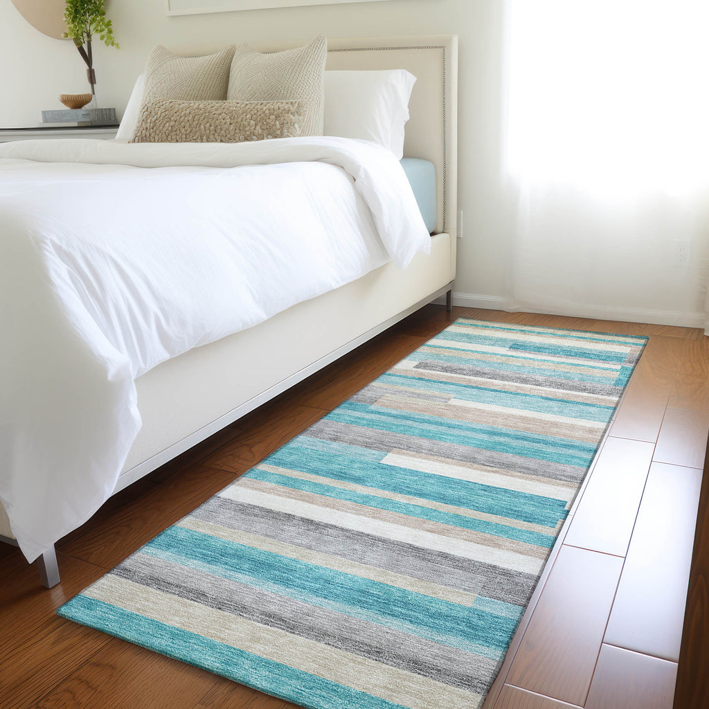 addison chantille acn766 teal rug
