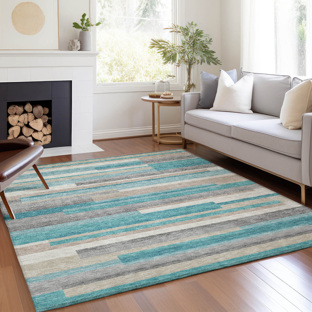 addison chantille acn766 teal rug