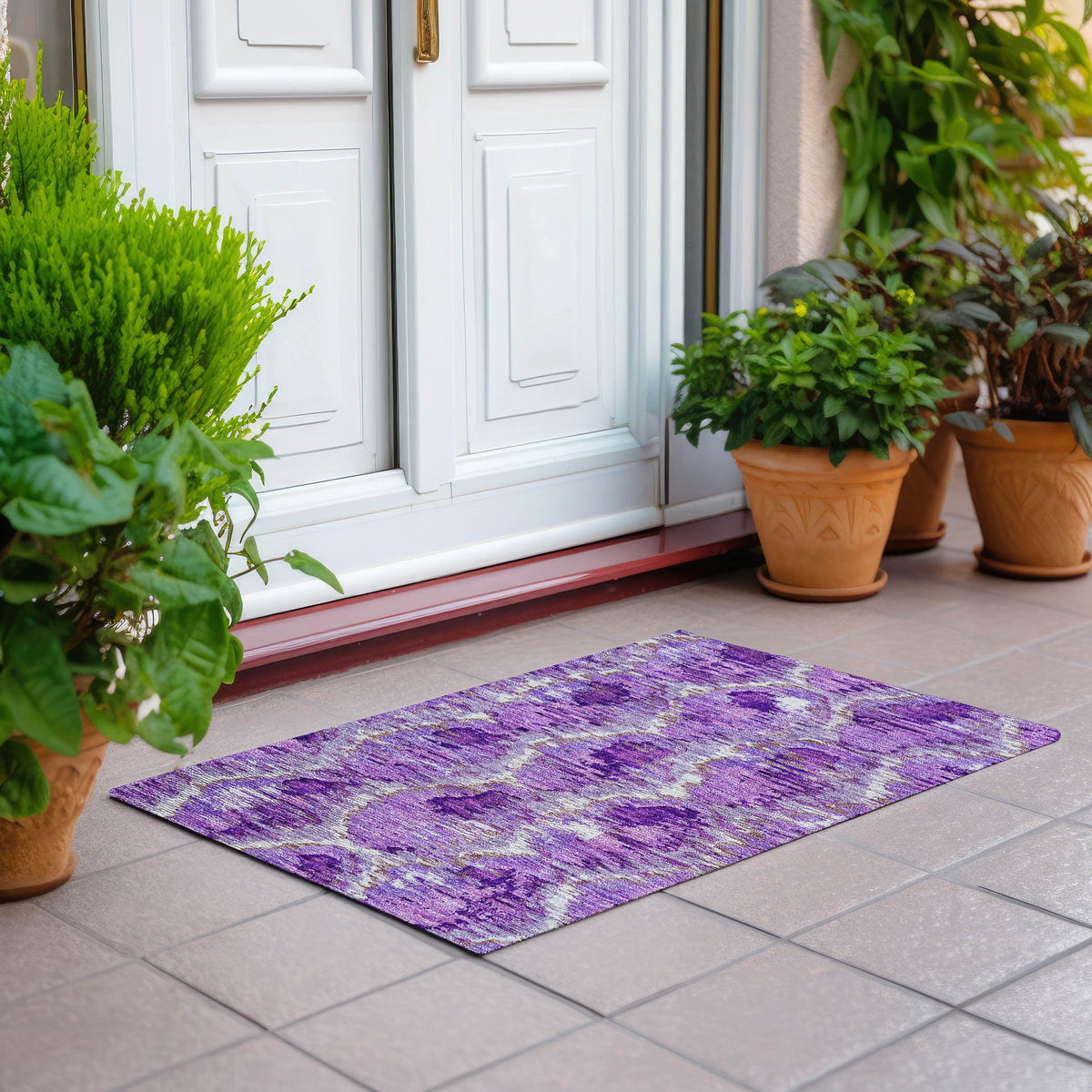 addison chantille acn767 lavender rug
