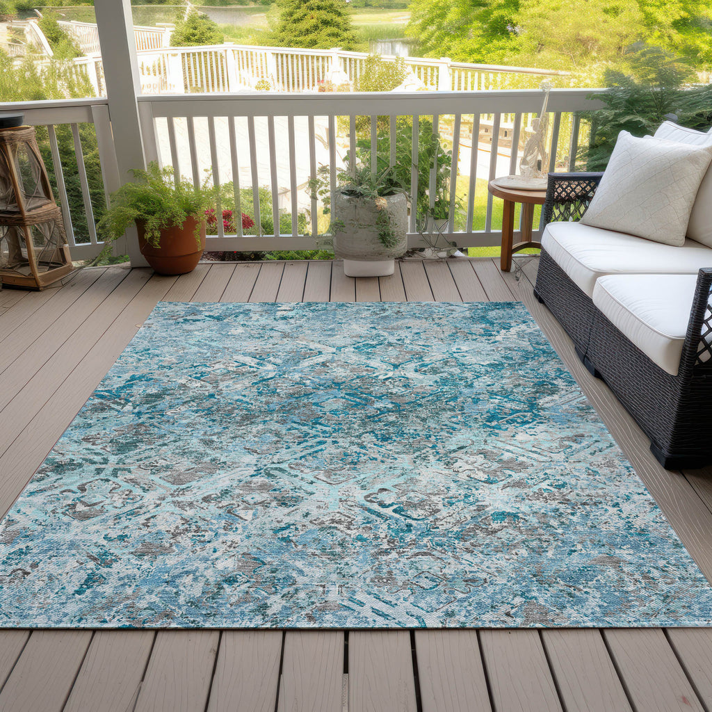 addison chantille acn768 teal rug