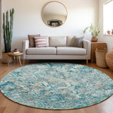 addison chantille acn768 teal rug