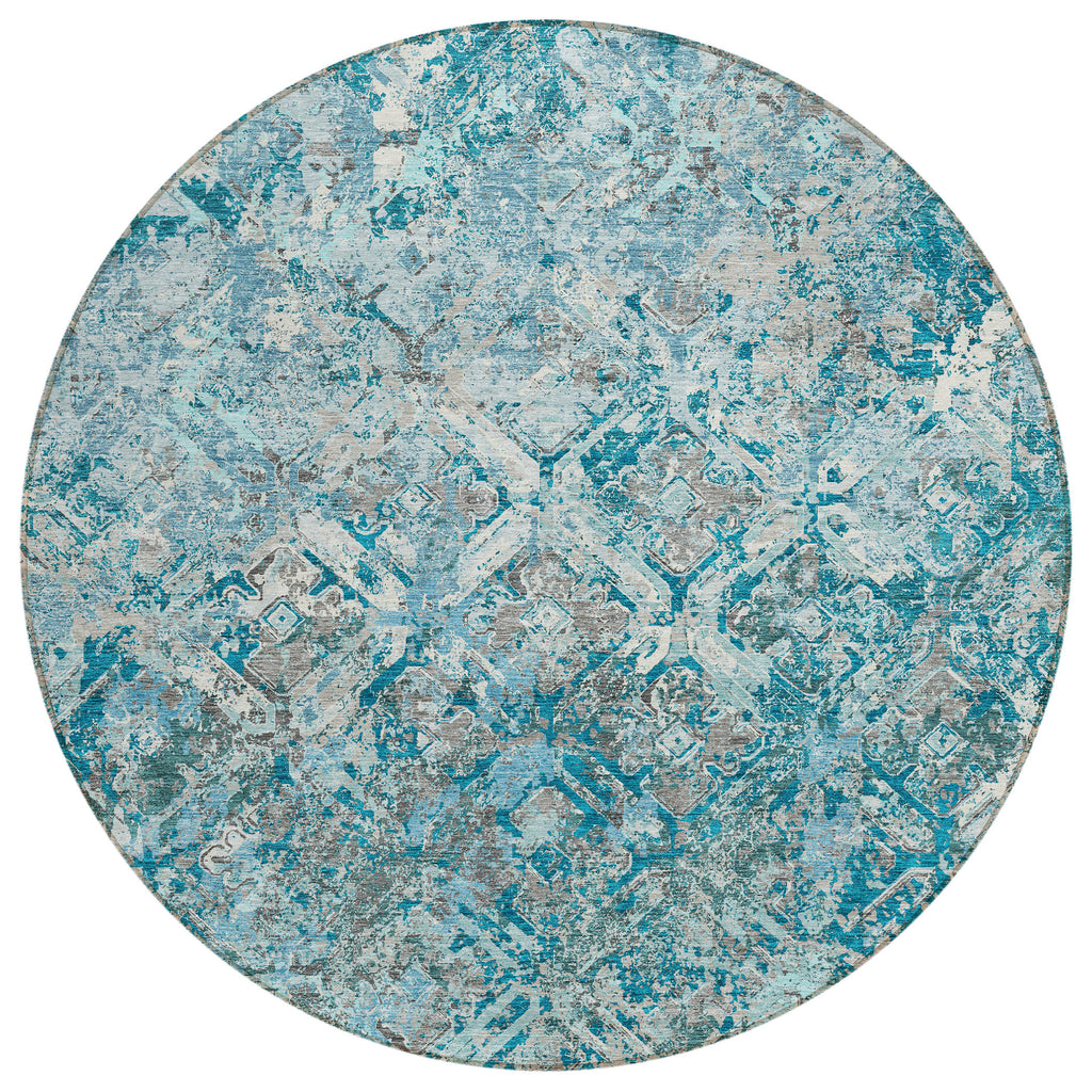 addison chantille acn768 teal rug