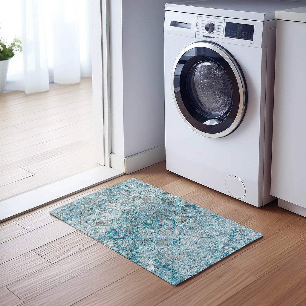 addison chantille acn768 teal rug