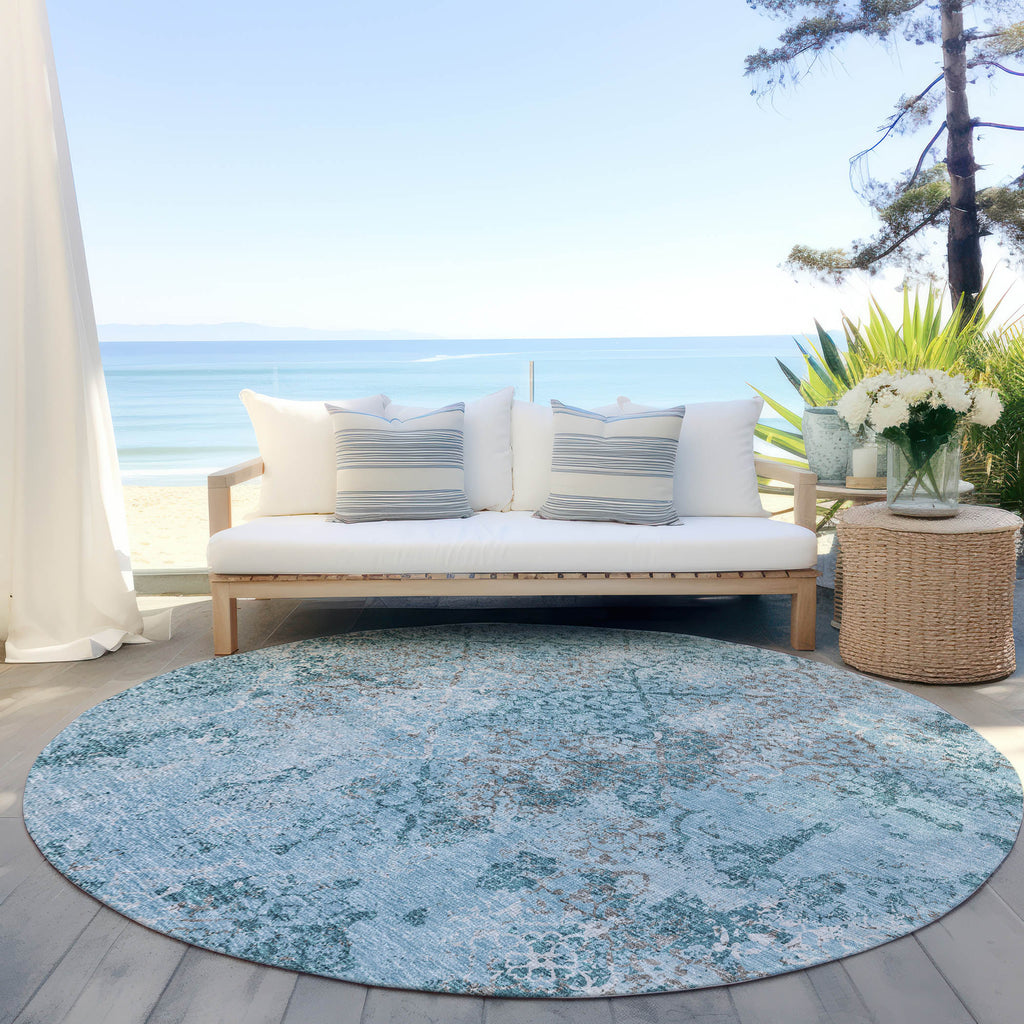 addison chantille acn769 teal rug