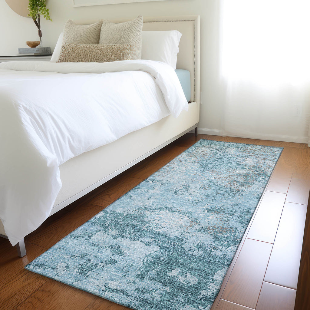 addison chantille acn769 teal rug