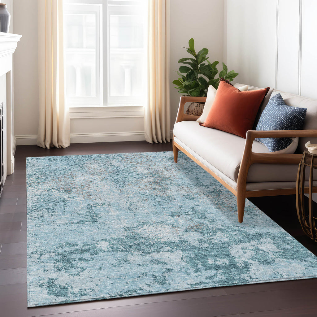 addison chantille acn769 teal rug
