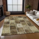 addison chantille acn772 brown rug