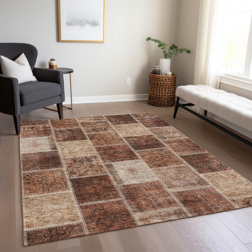 addison chantille acn772 paprika rug