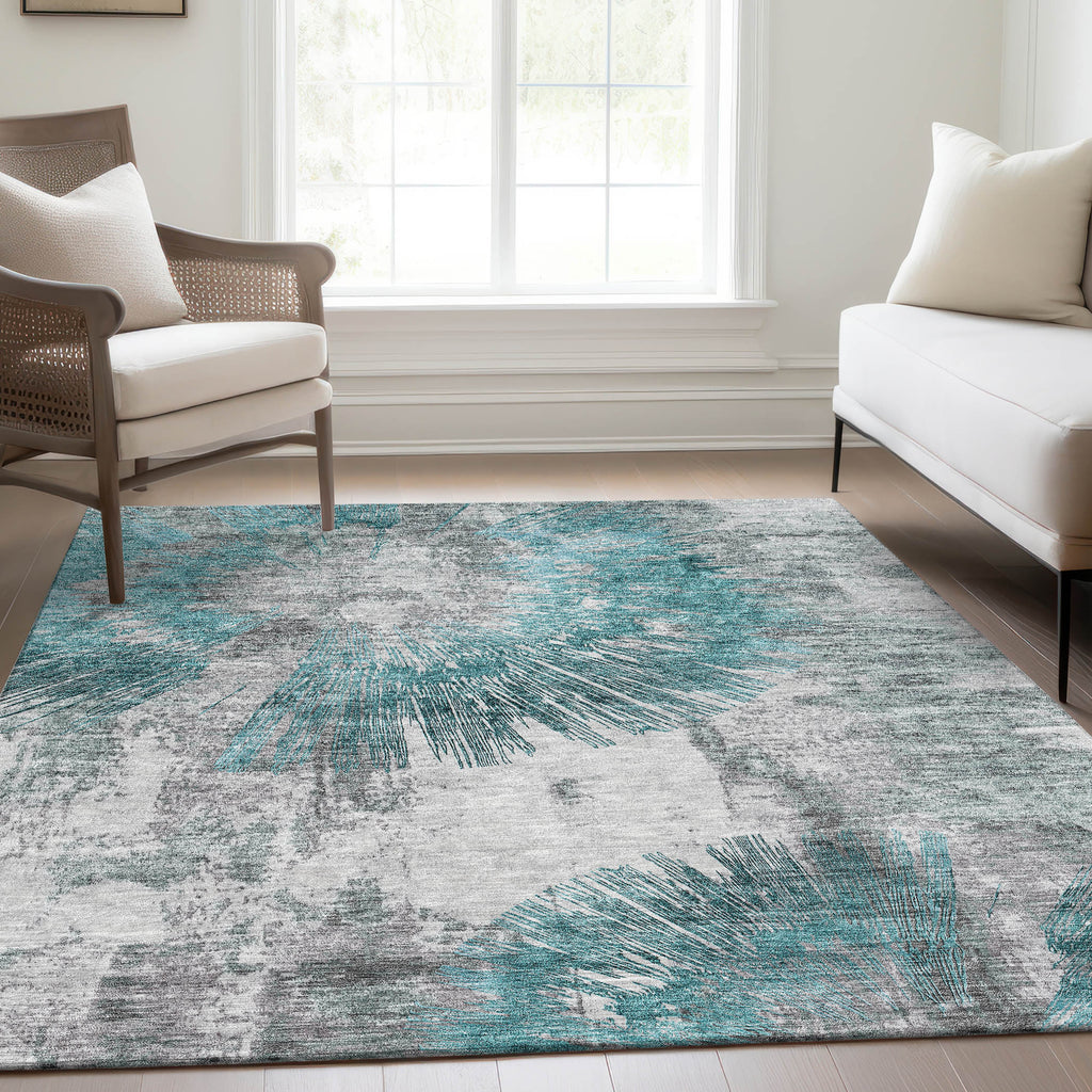 addison chantille acn773 teal rug