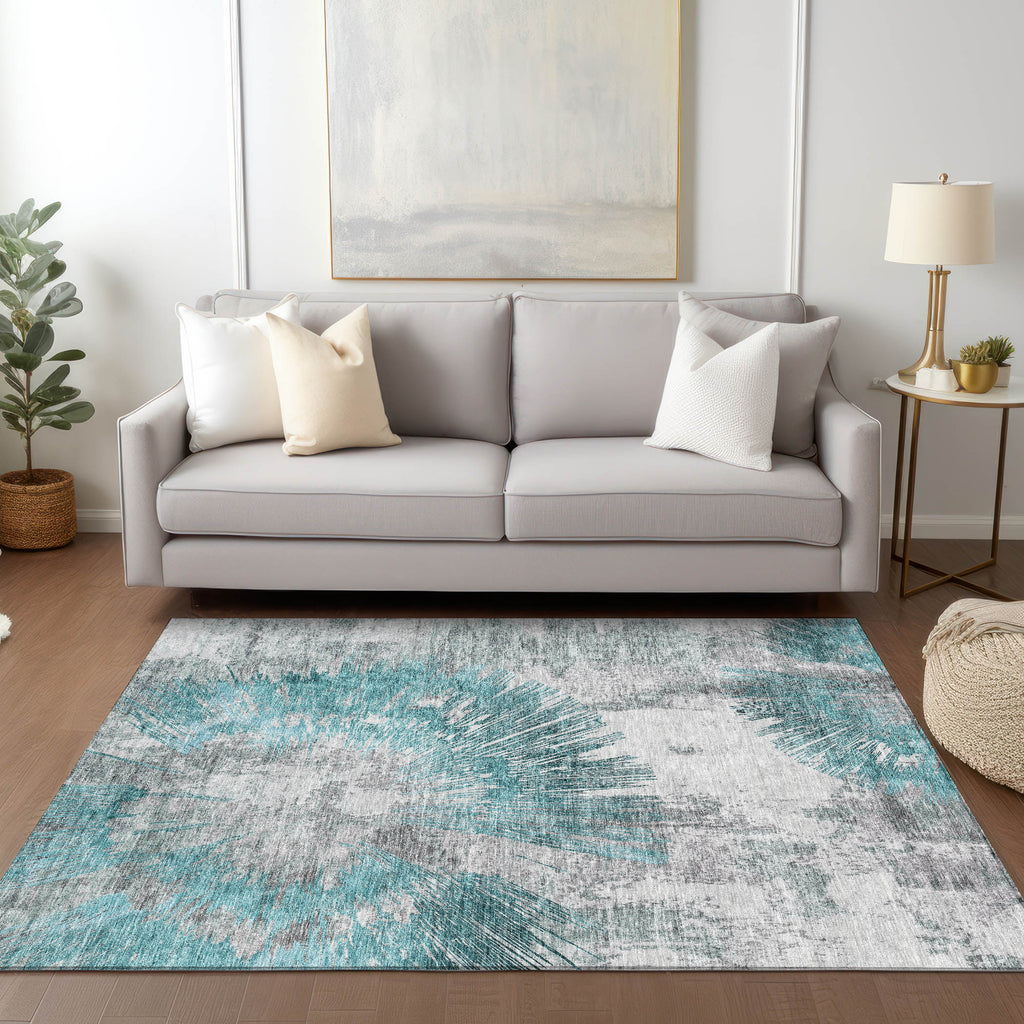 addison chantille acn773 teal rug
