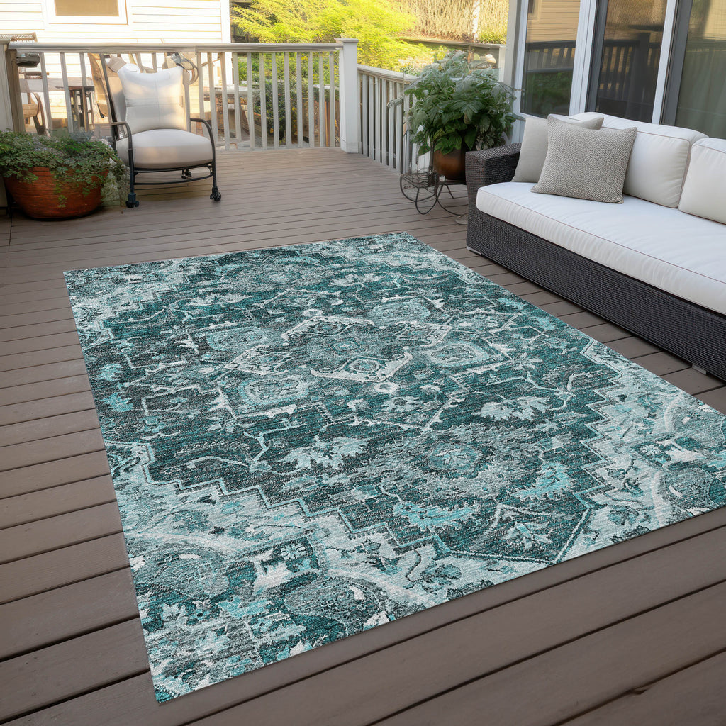 addison chantille acn774 teal rug