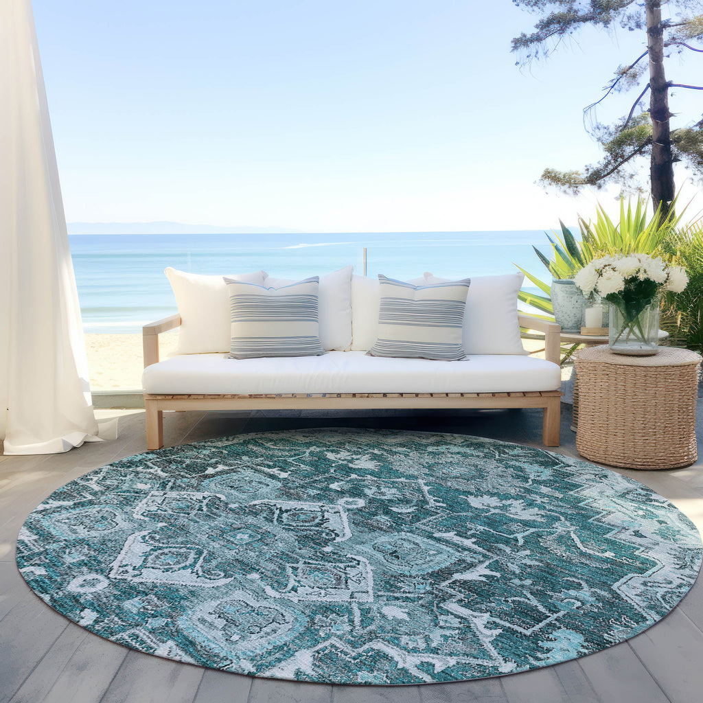 addison chantille acn774 teal rug