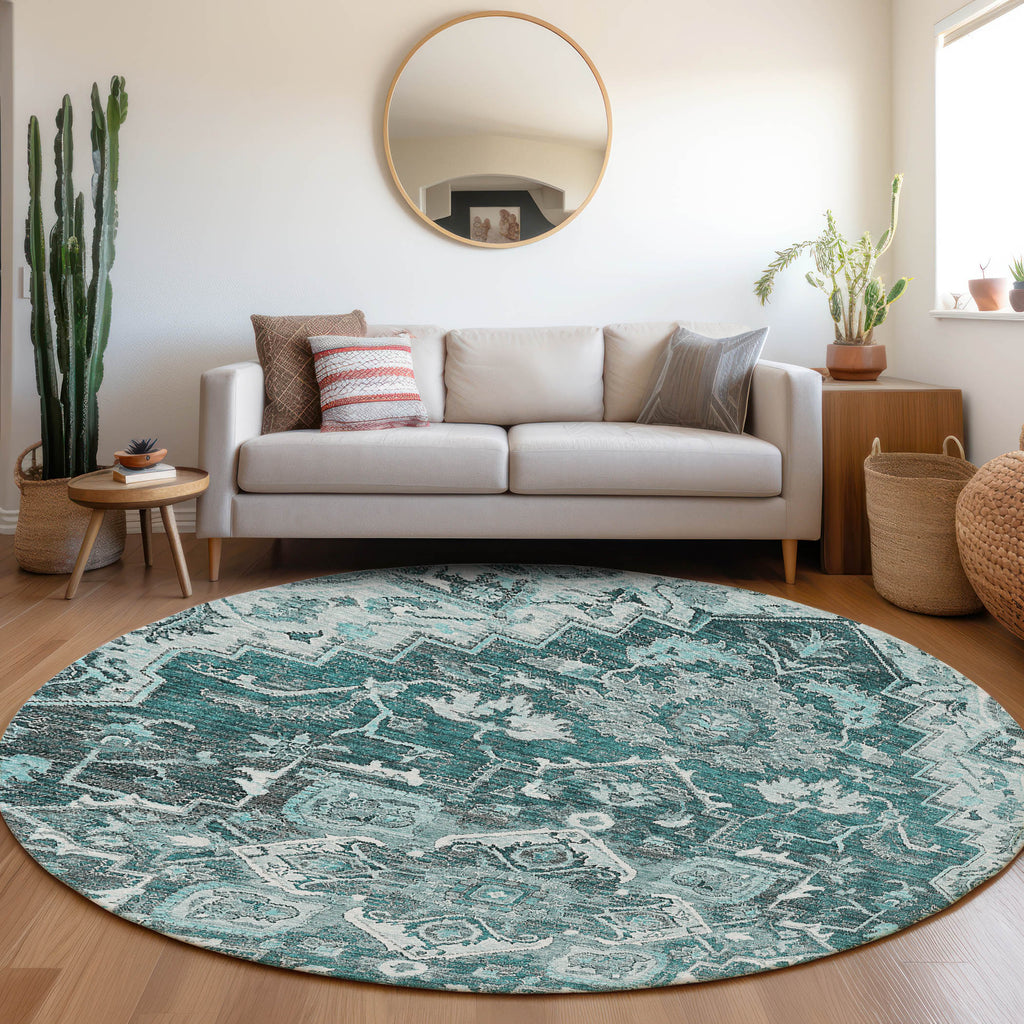 addison chantille acn774 teal rug