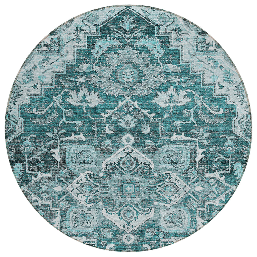 addison chantille acn774 teal rug