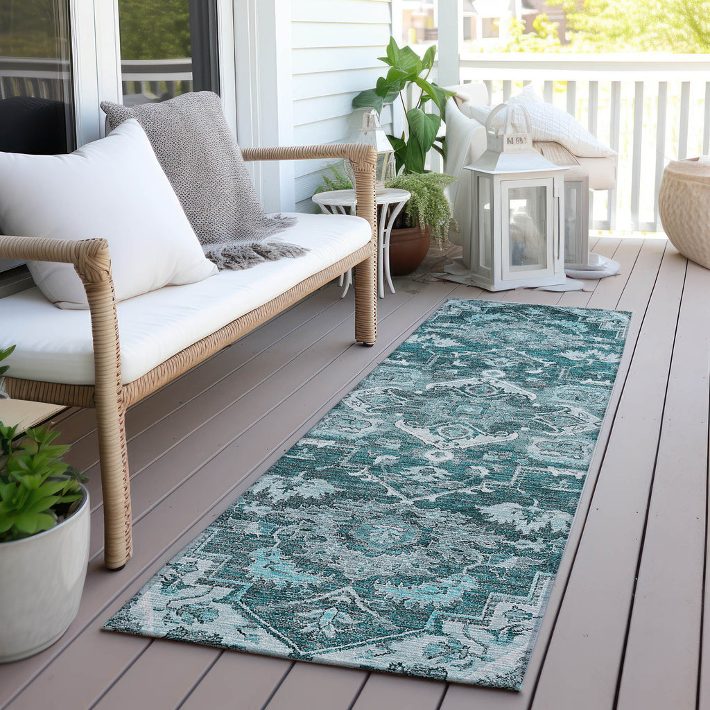 addison chantille acn774 teal rug
