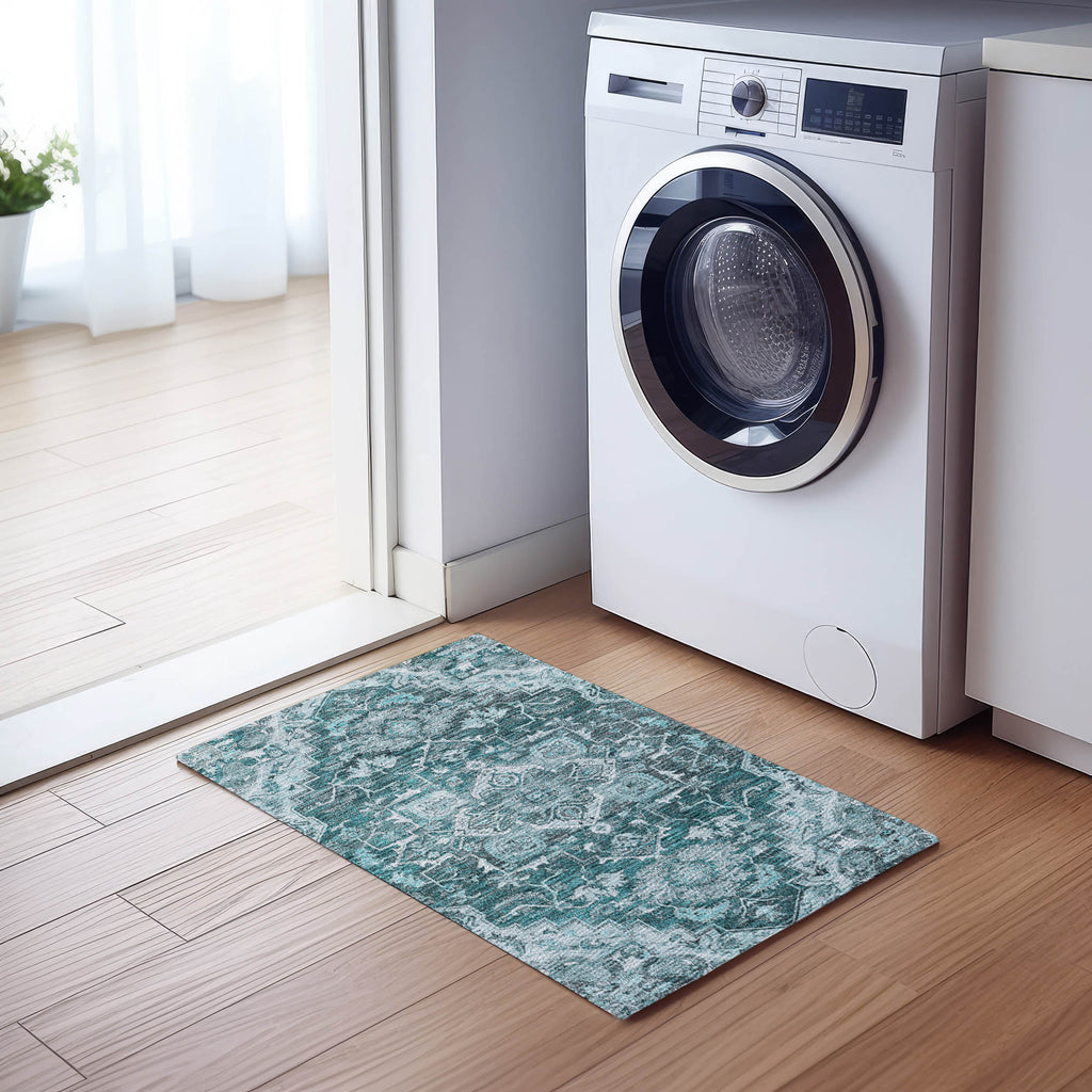 addison chantille acn774 teal rug
