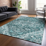 addison chantille acn774 teal rug