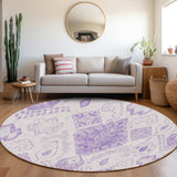 addison chantille acn776 purple rug