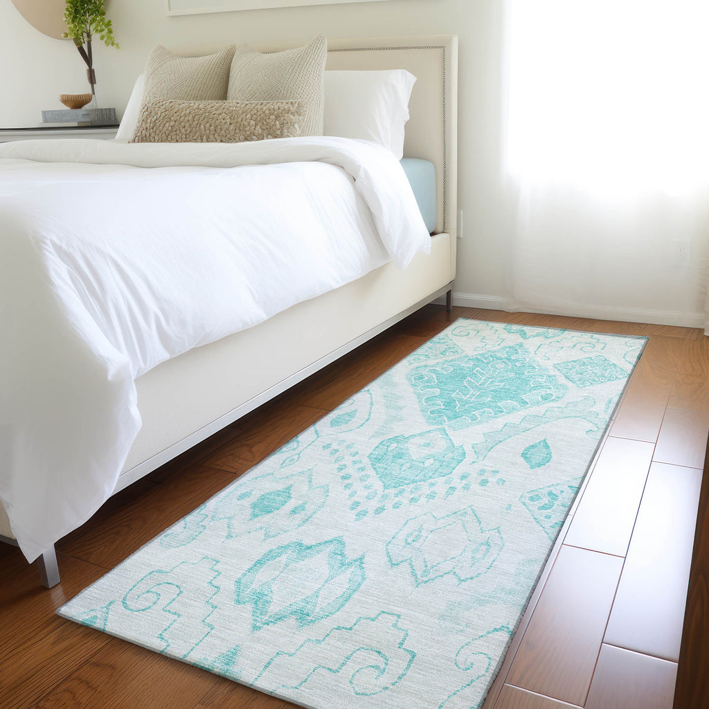 addison chantille acn776 teal rug