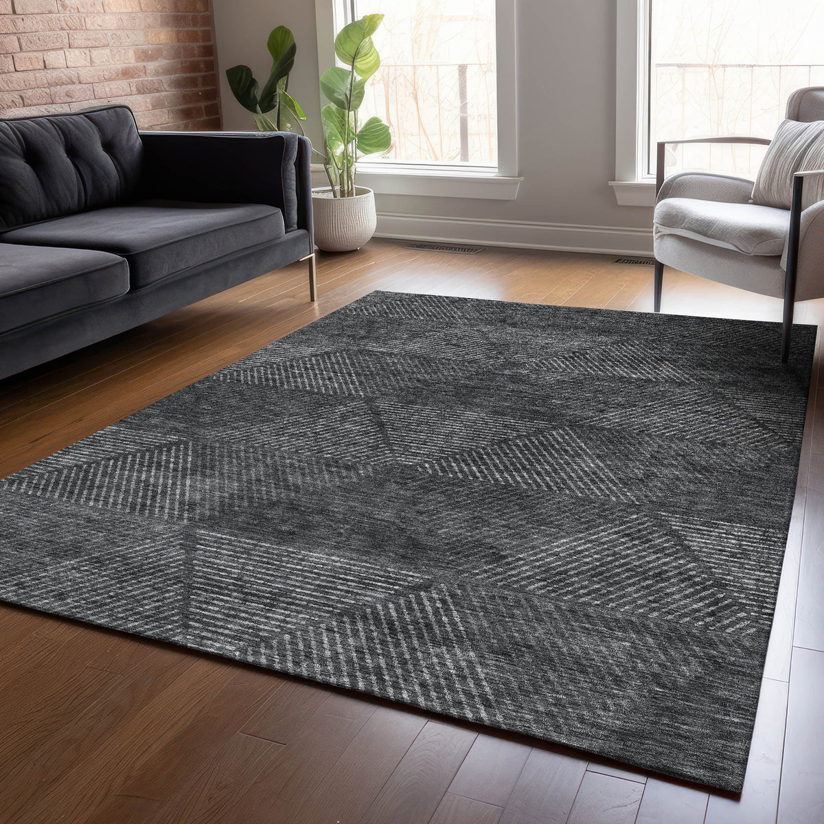 addison chantille acn777 charcoal rug