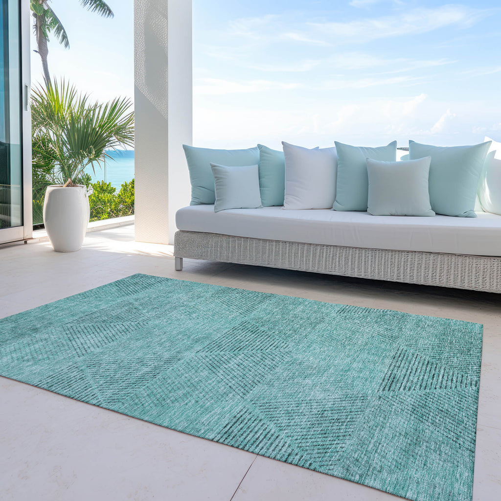 addison chantille acn777 teal rug