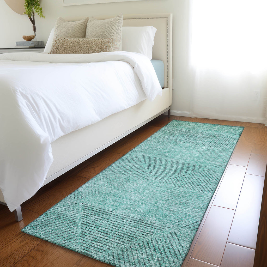 addison chantille acn777 teal rug