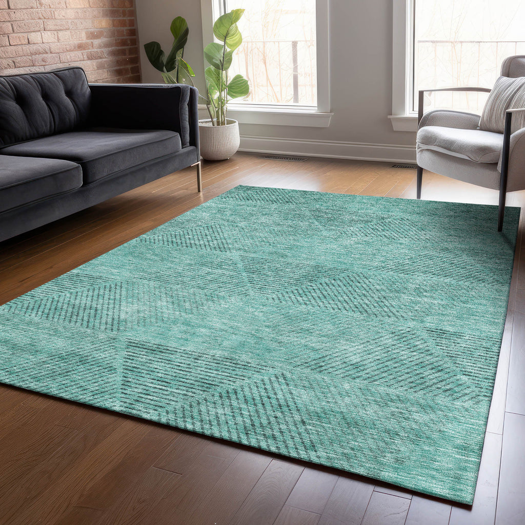 addison chantille acn777 teal rug