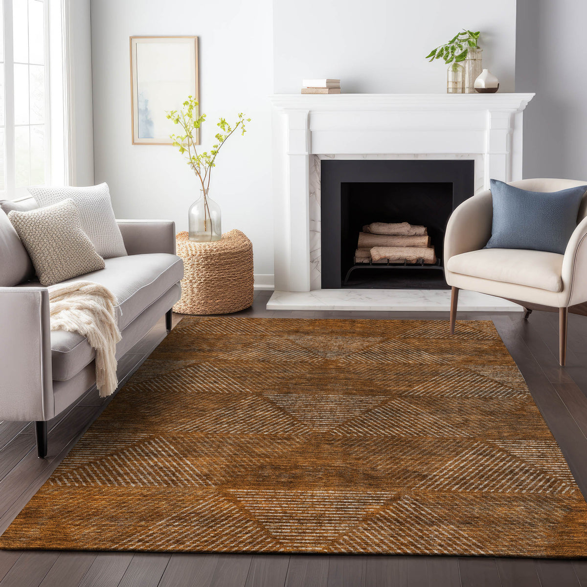 addison chantille acn777 terracotta rug