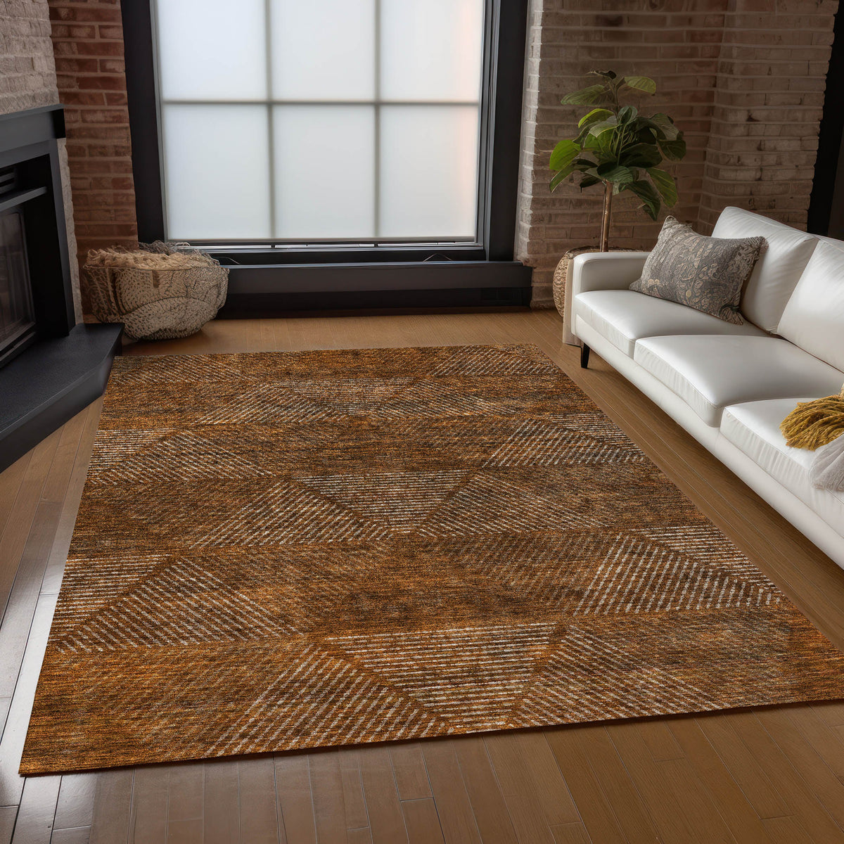 addison chantille acn777 terracotta rug