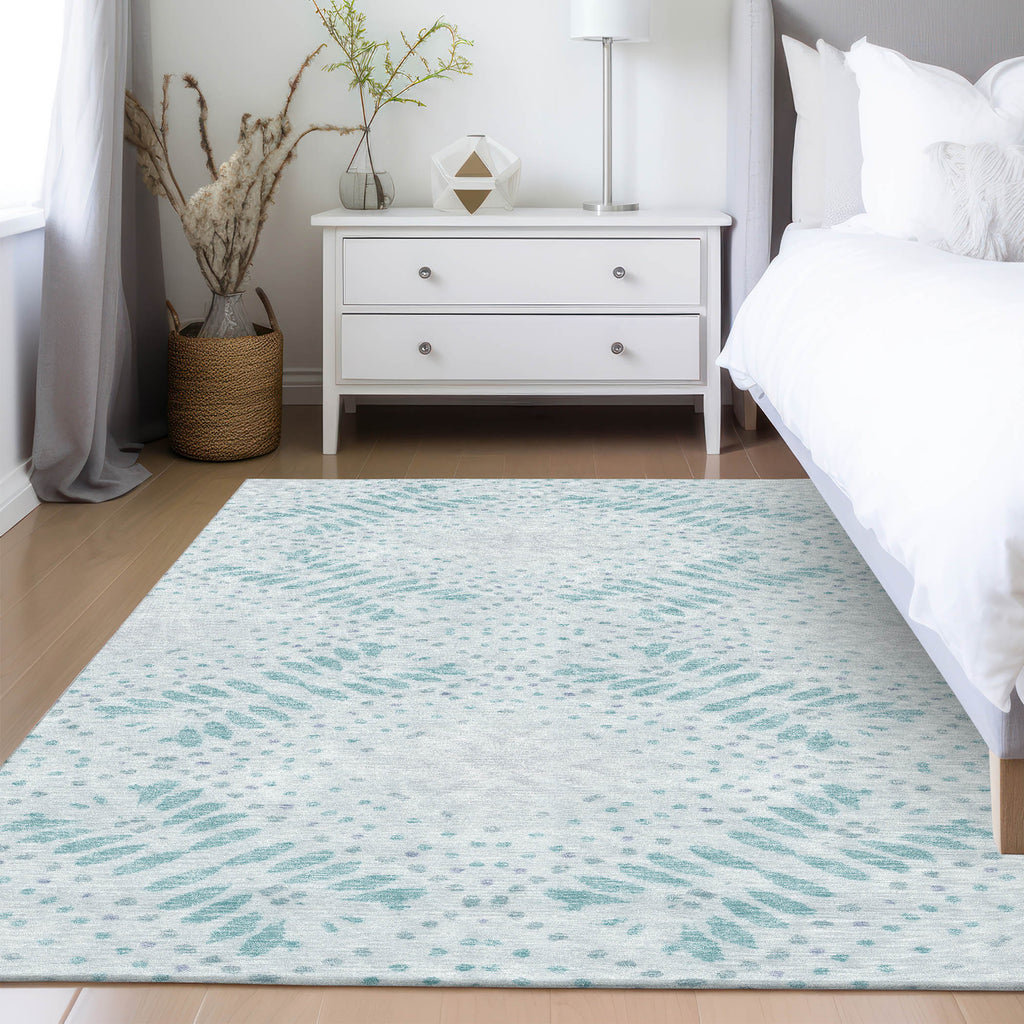 addison chantille acn778 teal rug