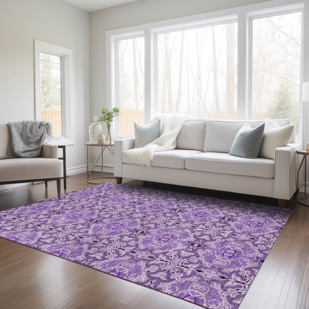 addison chantille acn783 purple rug