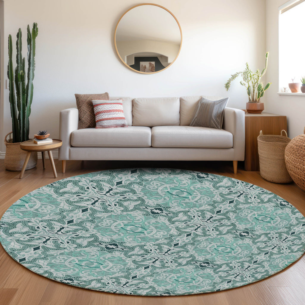 addison chantille acn783 teal rug