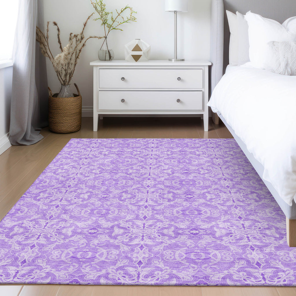 addison chantille acn784 lavender rug