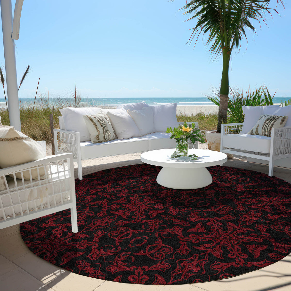 addison chantille acn785 red rug