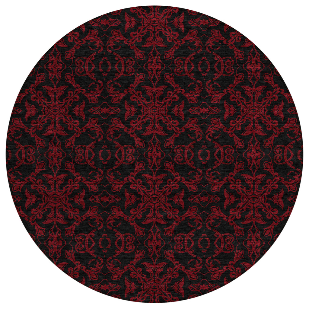 addison chantille acn785 red rug