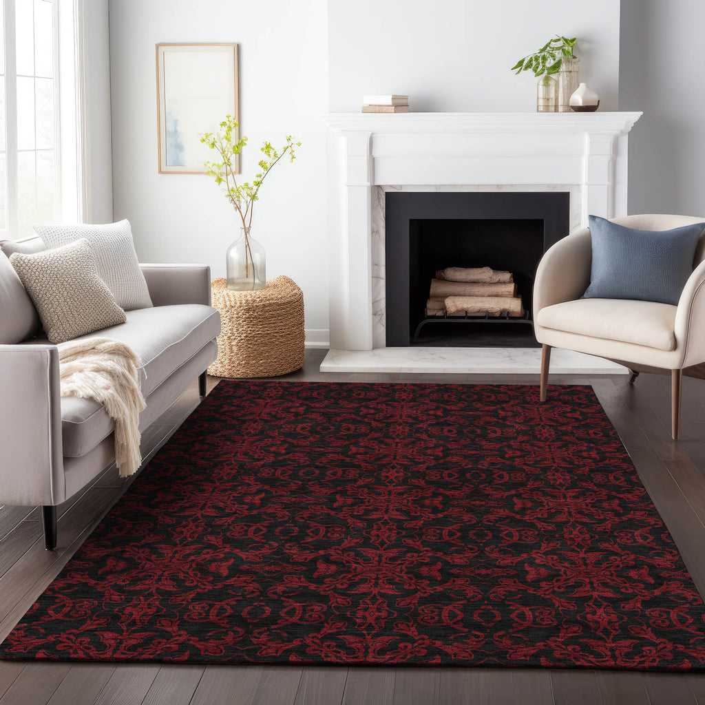 addison chantille acn785 red rug