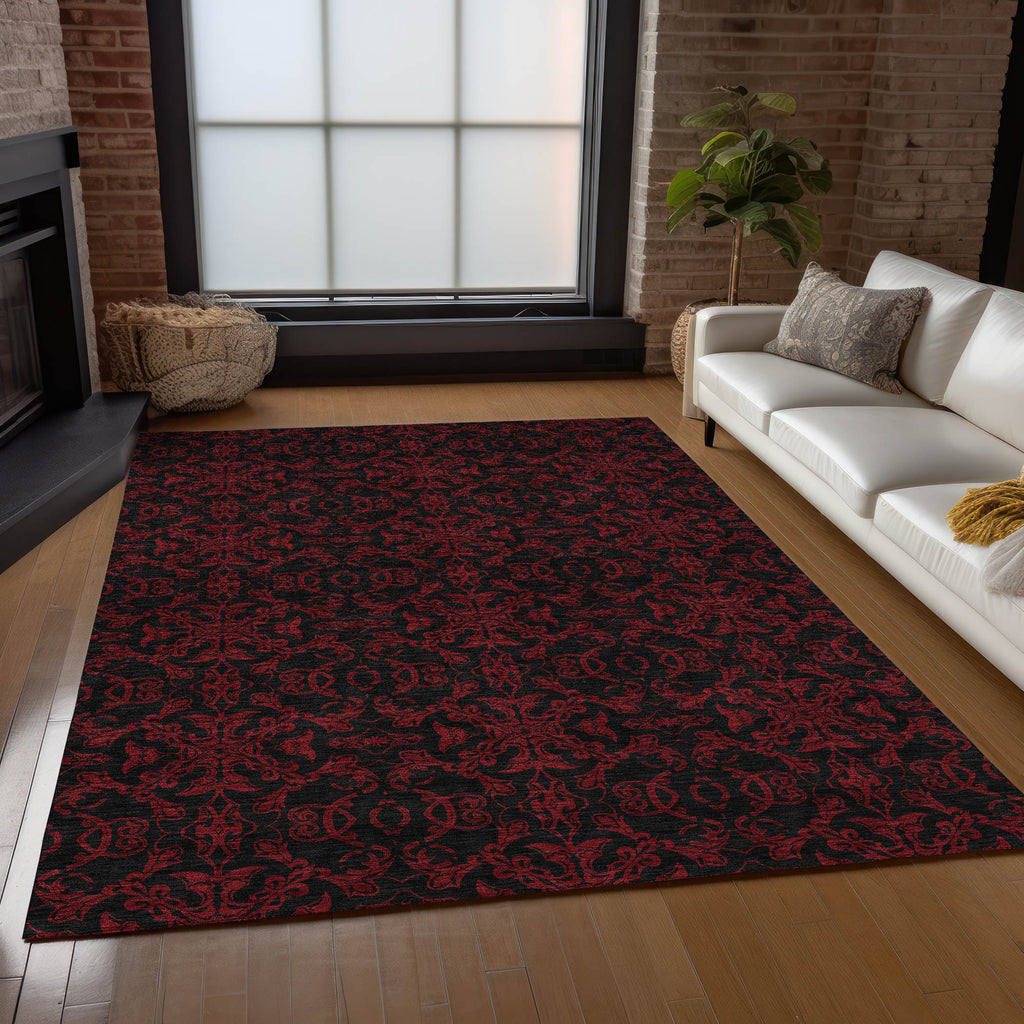 addison chantille acn785 red rug