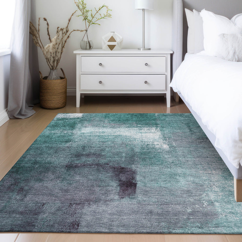 addison chantille acn787 teal rug